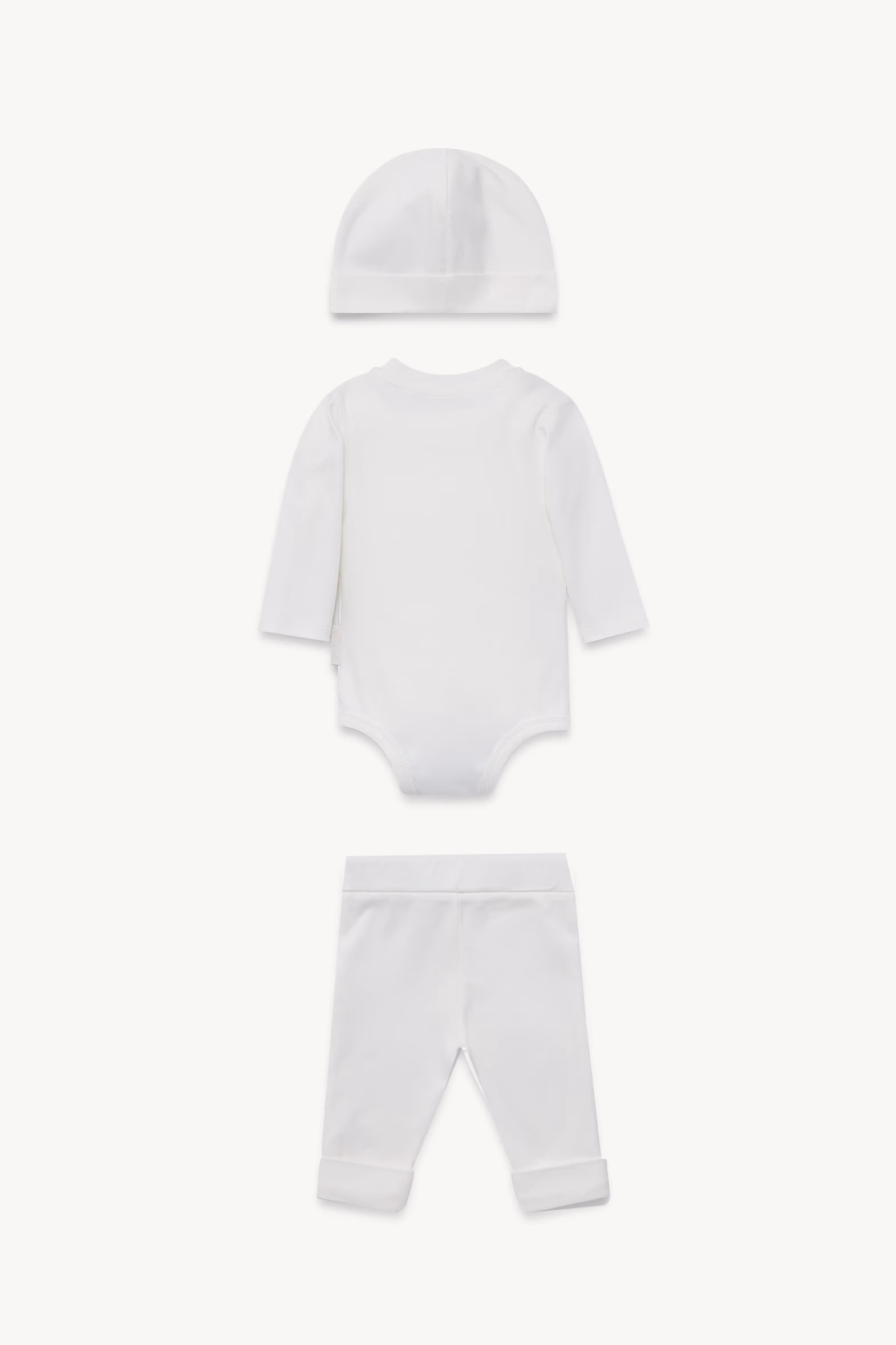 Conjunto de algodón con logotipo de osito de peluche De Género Neutro Blanco Moncler 2